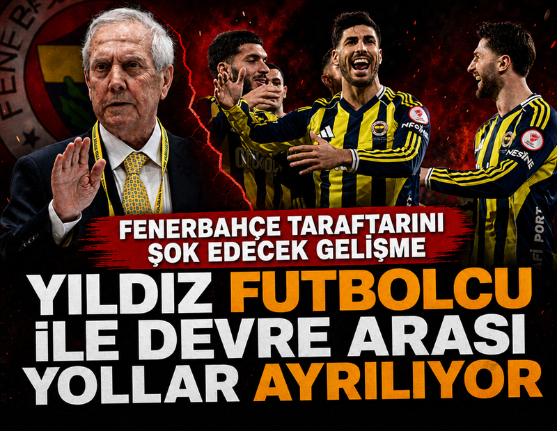 Fenerbahçe’de deprem etkisi yaratacak karar! Yıldız futbolcu ile devre arası yollar ayrılacak