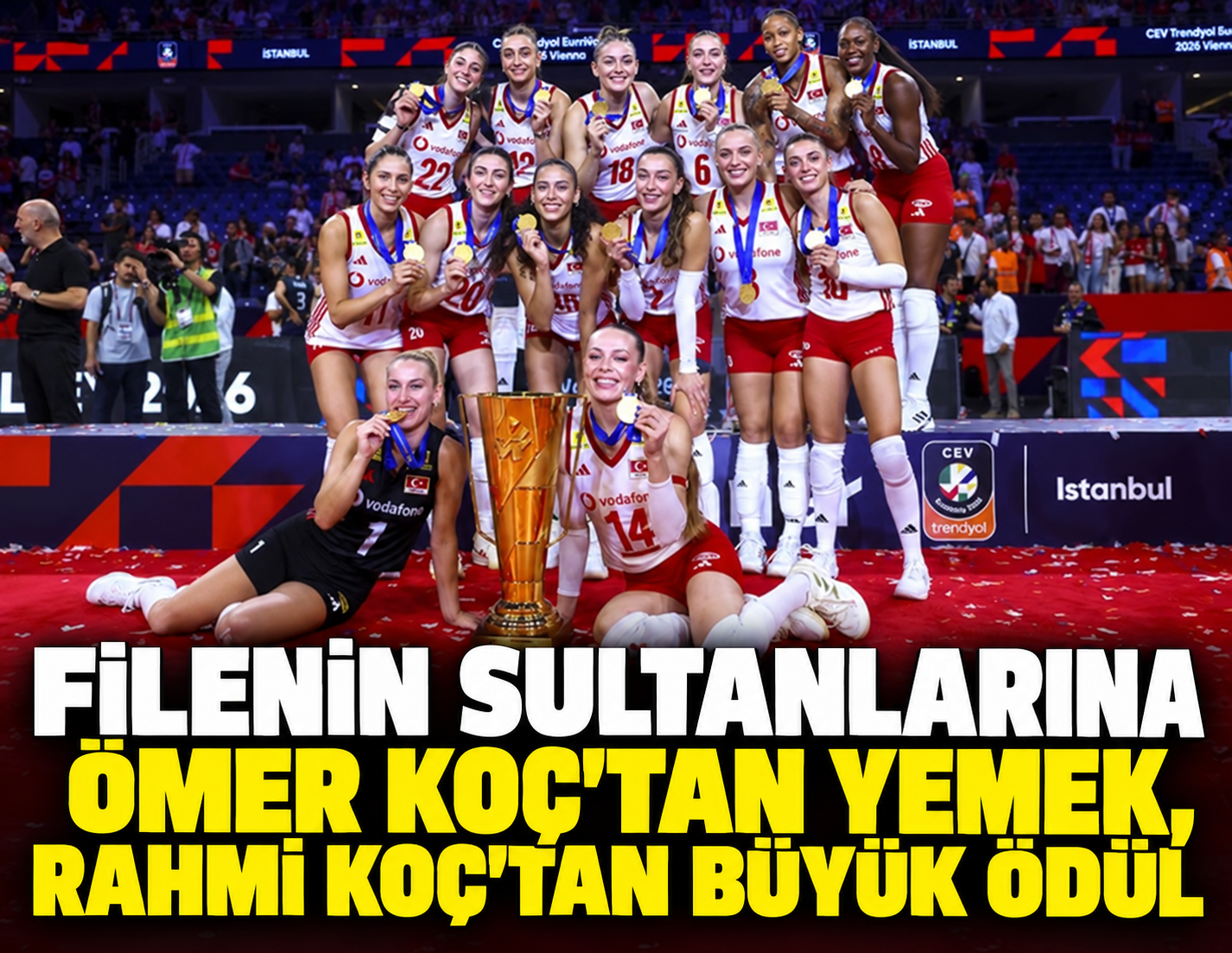 Filenin Sultanlarına Ömer Koç'tan yemek, Rahmi Koç'tan büyük ödül