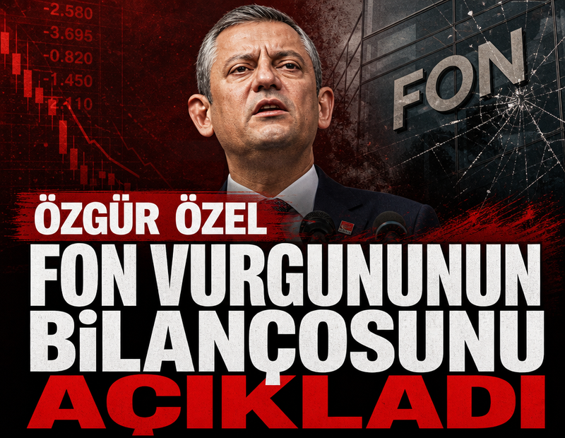 'Fon vurgunu asrın felaketinden büyük!'