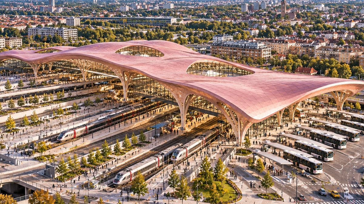 Dev merkezin inşaatı başladı: Tren, metro ve otobüs tek çatı altında buluşacak