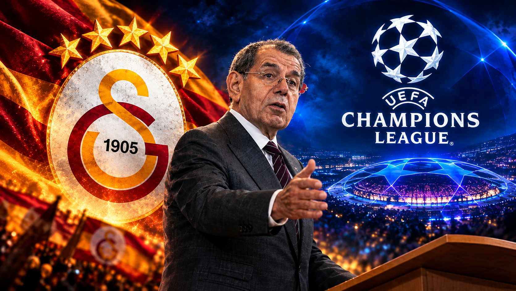 Galatasaray Şampiyonlar Ligi'nde rekor kırdı! Dursun Özbek resmen açıkladı