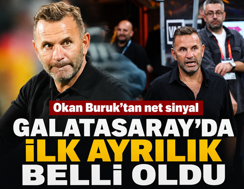 Galatasaray'da ilk ayrılık belli oldu: Okan Buruk'tan net sinyal
