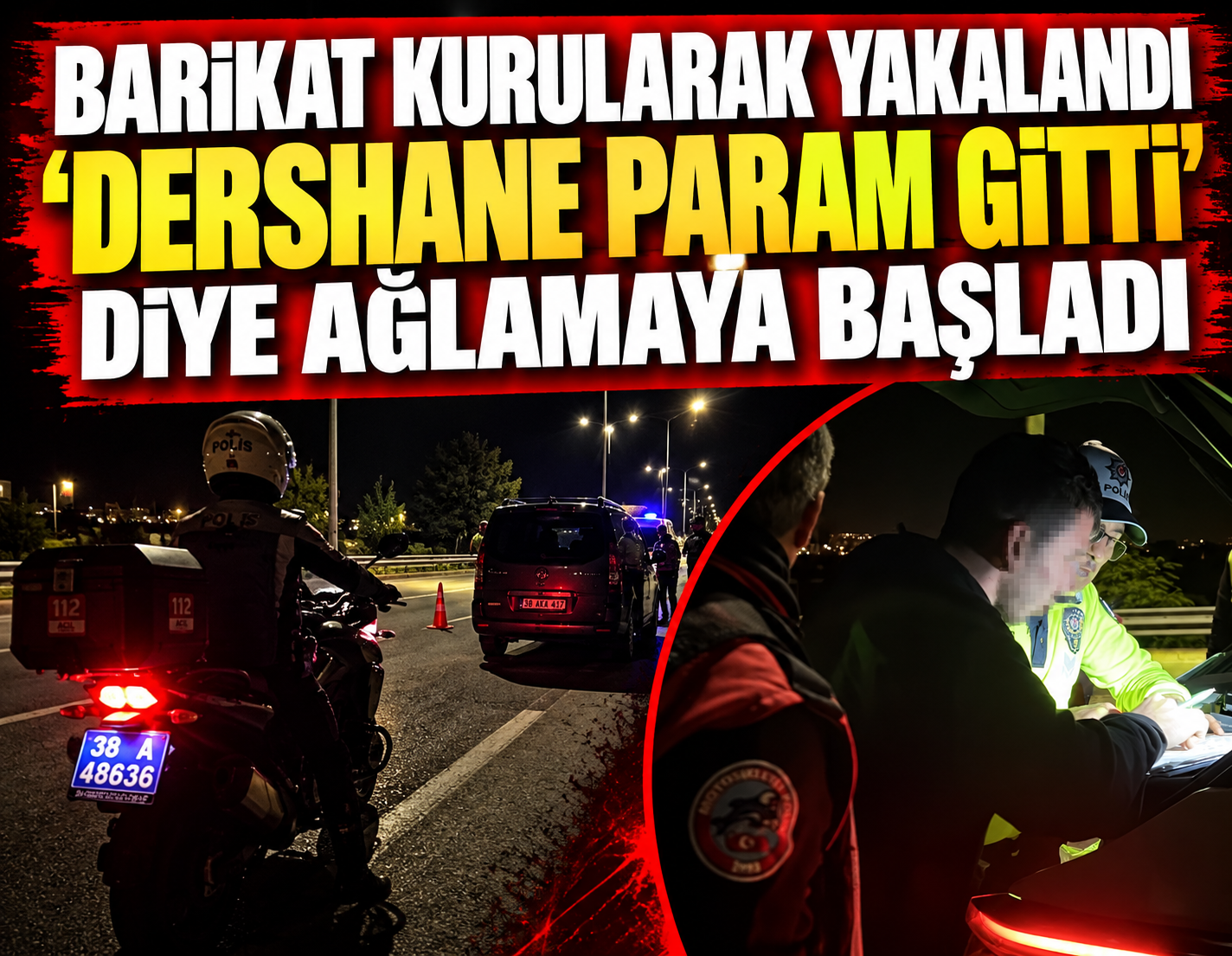 335 bin TL ceza alınca ağlamaya başladı