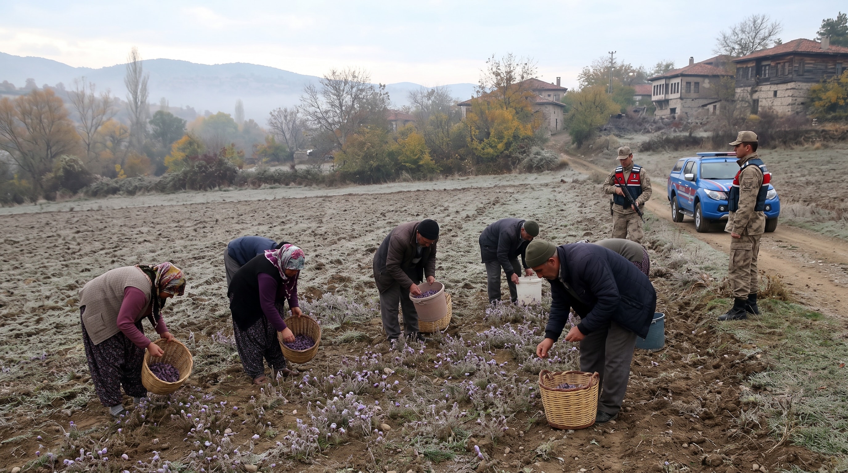 Kilosu 800 bin TL'lik hasat jandarma nöbetiyle başladı: 40 gün gece gündüz sürecek
