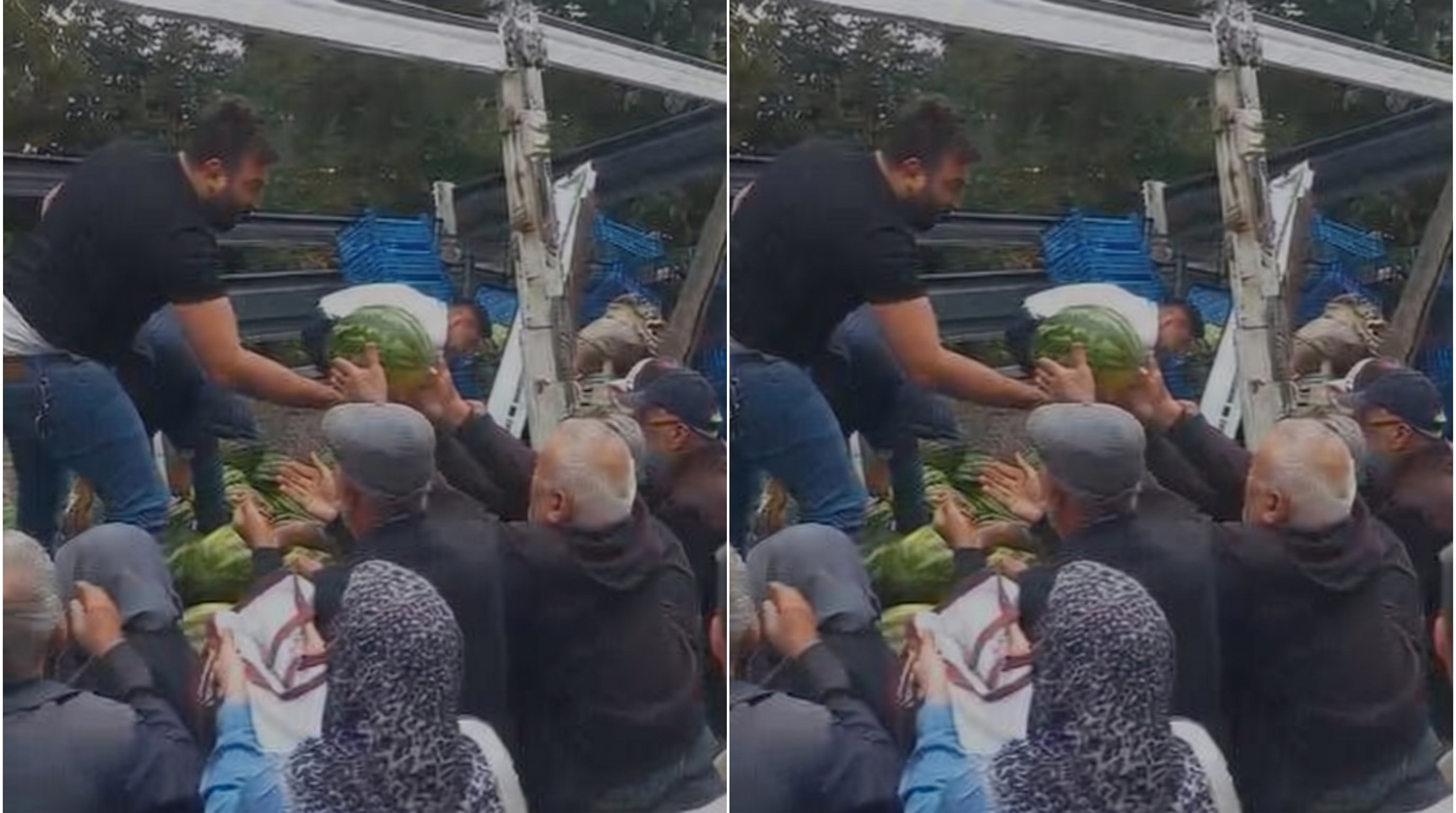 8 ton karpuzu bedava dağıttı! Altından bambaşka bir sebep çıktı