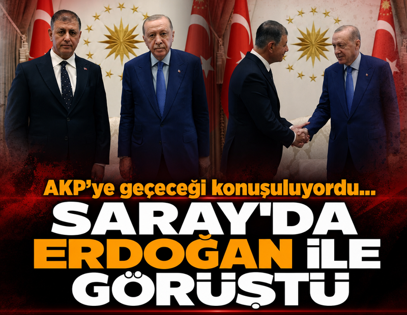 Beştepe'de dikkat çeken görüşme: Cemil Tugay Erdoğan ile bir araya geldi
