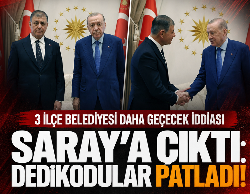 Saray’a çıktı dedikodular patladı!