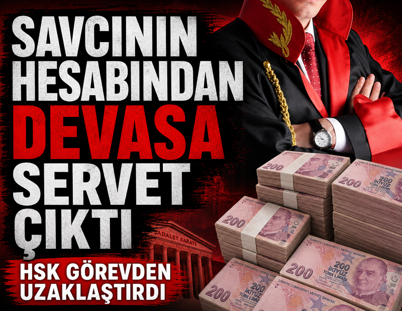 Savcının hesabından devasa servet çıktı! HSK görevden uzaklaştırdı