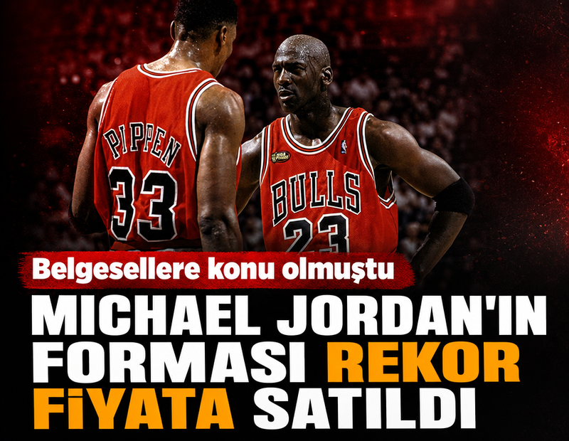 Michael Jordan'ın 'Last Dance' forması rekor fiyata satıldı
