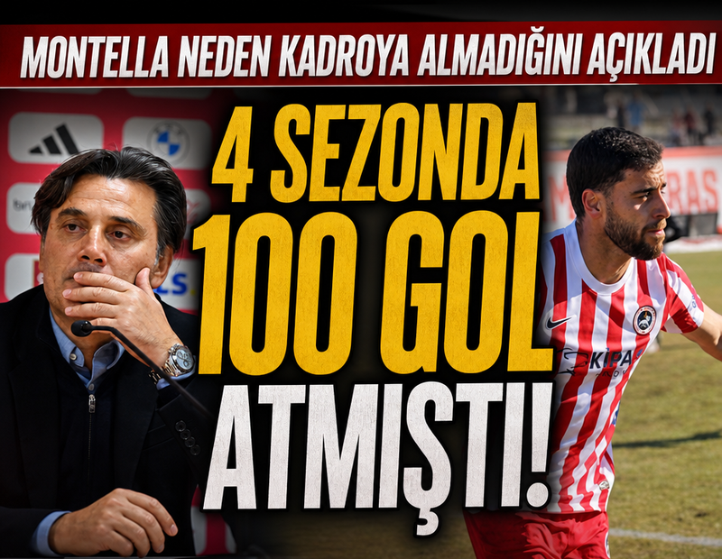 Son 4 sezonda 100 gol atmıştı! Montella neden kadroya almadığını açıkladı