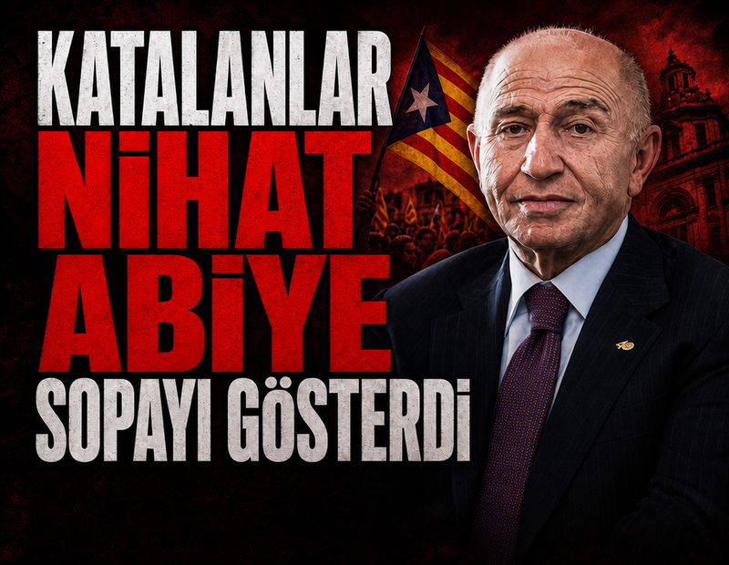 Katalanlar, Nihat abiye sopayı gösterdi