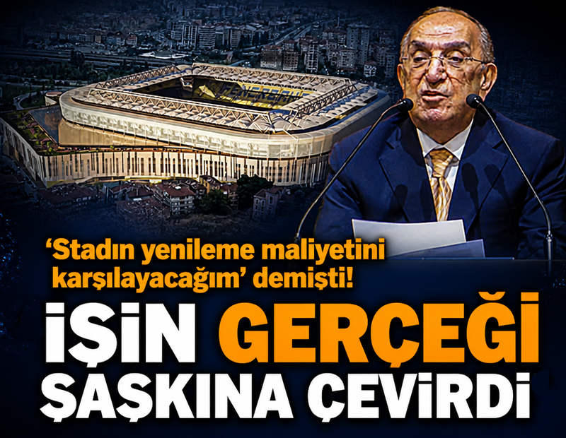 'Stadın yenileme maliyetini karşılayacağım' demişti, işin gerçeği Fenerbahçelileri şaşkına çevirdi