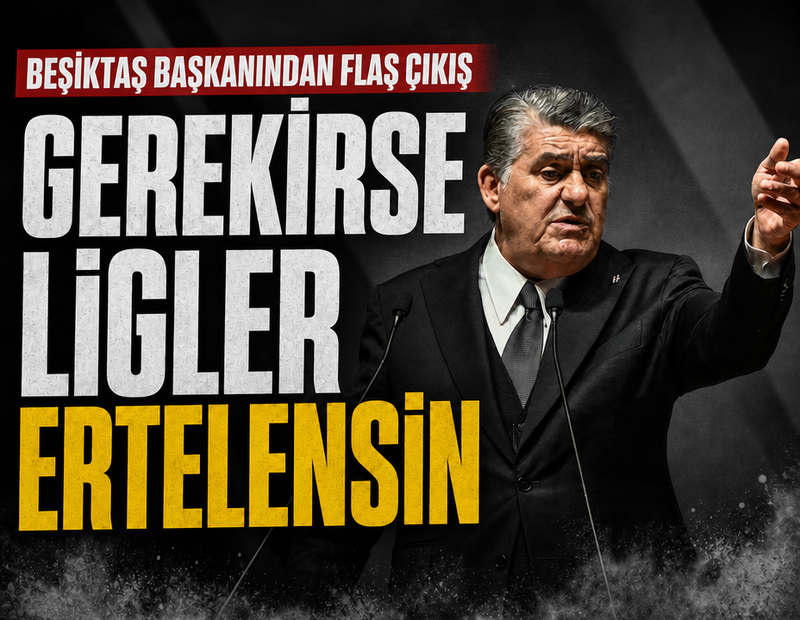 Serdal Adalı'dan flaş çıkış! 'Gerekirse ligler ertelensin'