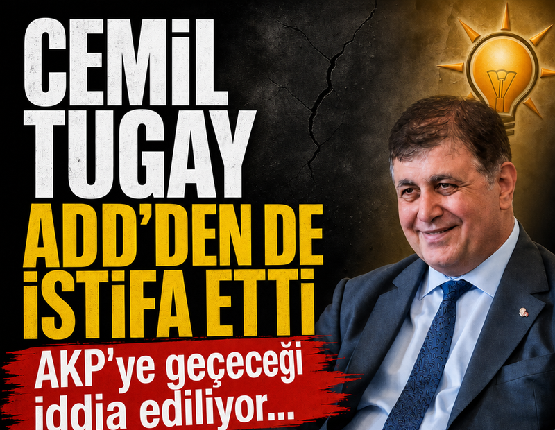Cemil Tugay, ADD'den de istifa etti
