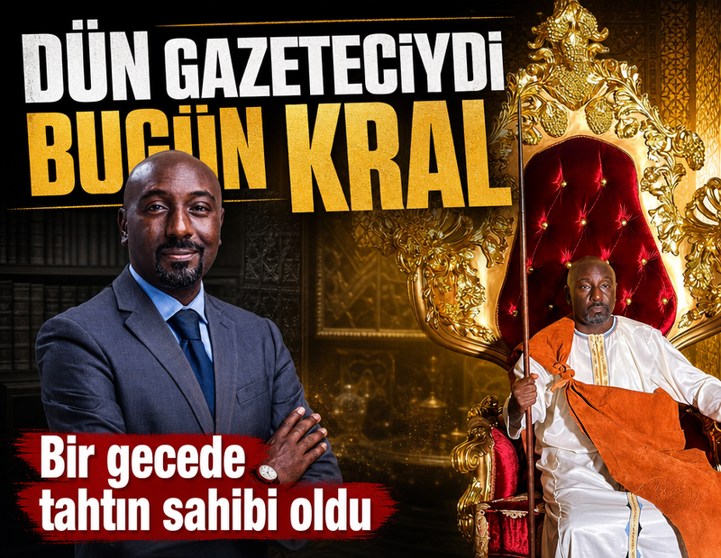Dün gazeteciydi, bugün kral! Bir gecede tahtın sahibi oldu