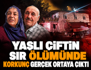 Yangın süsü verilen yaşlı çiftin cinayetinde yeni gelişme