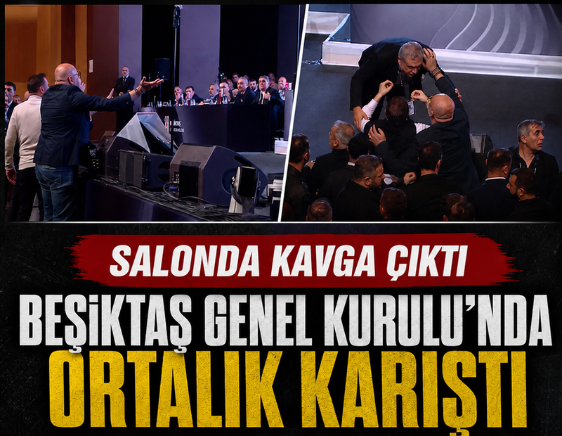 Beşiktaş Genel Kurulu'nda ortalık karıştı: İhraç oylamasında salon gerildi