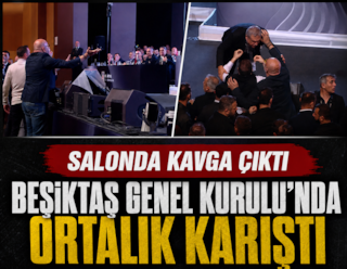 Beşiktaş Genel Kurulu'nda ortalık karıştı: İhraç oylamasında salon gerildi