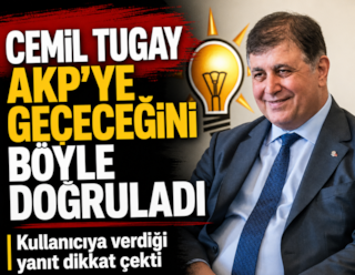 Cemil Tugay AKP'ye geçiş sinyalini verdi: Sosyal medyada dikkat çeken yanıt