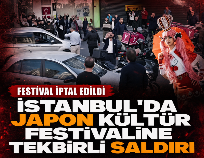 Ümraniye'de Japon kültürü festivaline saldırı