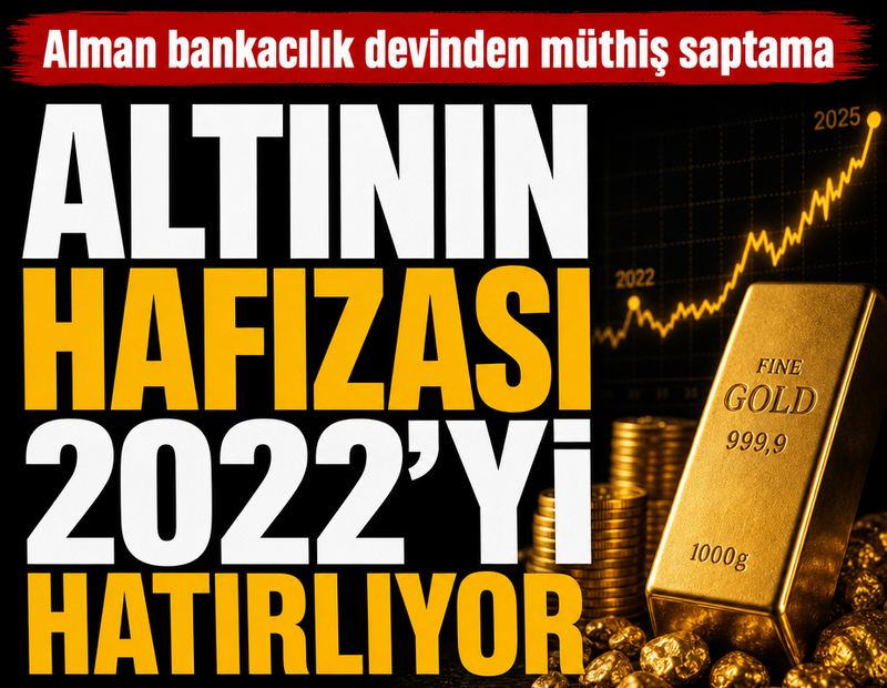 Alman bankacılık devinden müthiş saptama: Altının hafızası 2022'yi hatırlıyor