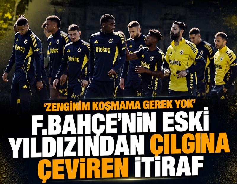 Fred'den eski F.Bahçeli yıldız için olay itiraf: 'Zenginim, koşmama gerek yok'