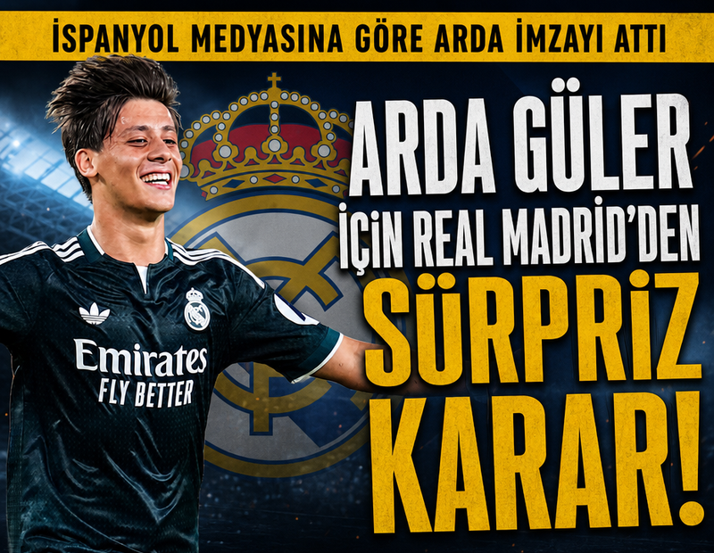 Arda Güler için Real Madrid'den sürpriz karar! İspanyol medyası imzayı attırdı