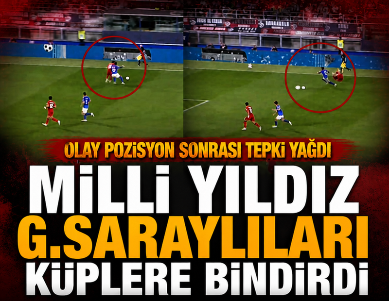 Milli yıldızın hareketi Galatasaraylıları küplere bindirdi