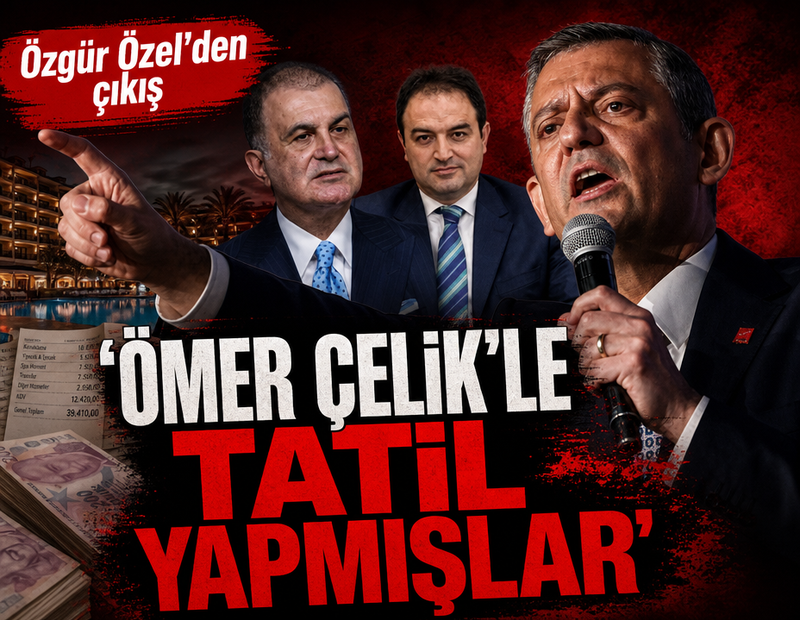 Özgür Özel'den çıkış: "Ömer Çelik'le Bodrum'da tatil yapmışlar"