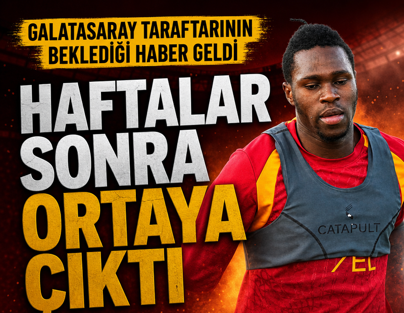 Galatasaray taraftarının beklediği haber geldi! Singo haftalar sonra idmana çıktı