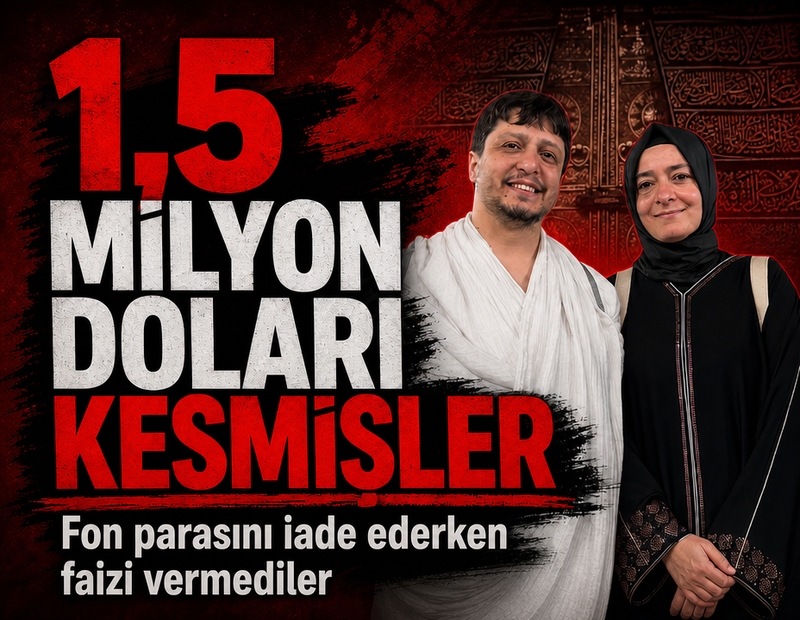 1,5 milyon doları kesmişler