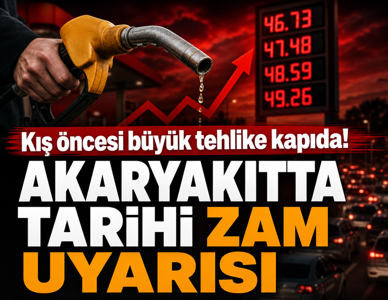 Akaryakıtta tarihi zam uyarısı: Kış öncesi büyük tehlike kapıda!