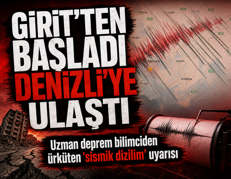Prof. Dr. Osman Bektaş’tan ürküten 'sismik dizilim' uyarısı: Girit'ten başladı, Denizli'ye ulaştı!