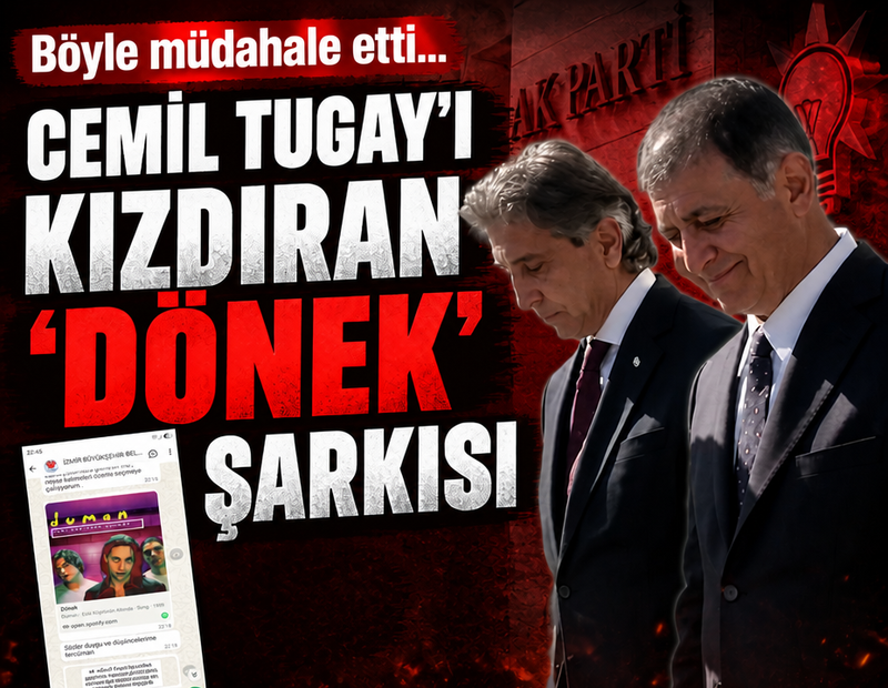 Cemil Tugay'ı kızdıran 'Dönek' şarkısı! Böyle müdahale etti...