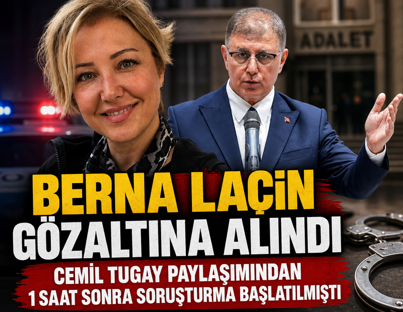 Berna Laçin gözaltına alındı
