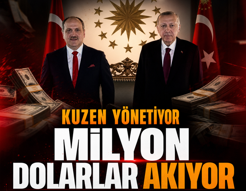 Kuzen yönetiyor, milyon dolarlar akıyor