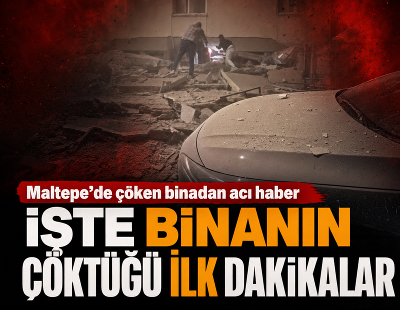 SON DAKİKA: Maltepe'de 7 katlı bina çöktü: 2 kişi hayatını kaybetti, 2 kişi aranıyor