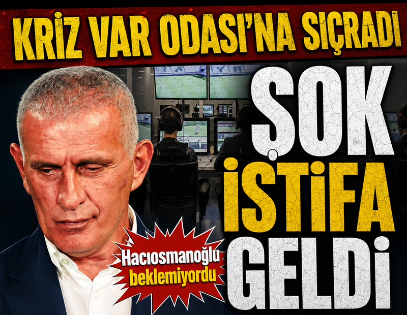 MHK'daki kriz VAR Odası'na sıçradı! Şok istifa geldi