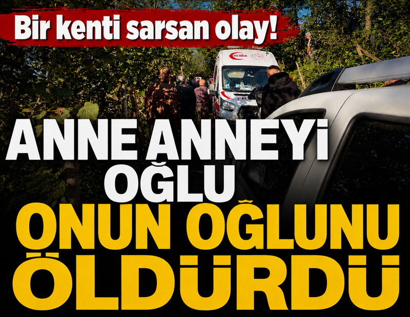 Bir kenti sarsan olay! Anne anneyi, oğlu onun oğlunu öldürdü