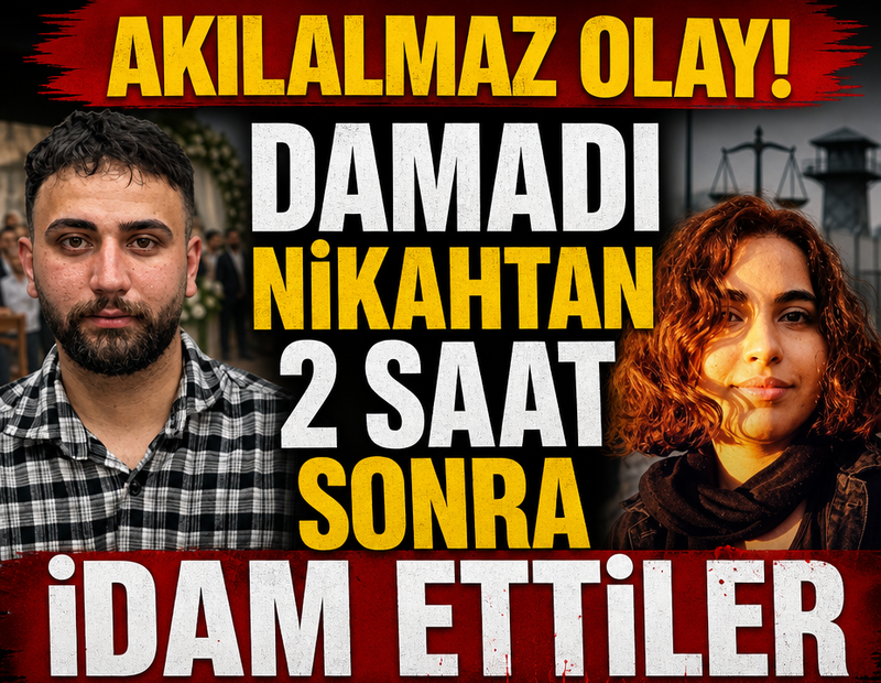 Komşu ülke nikahtan 2 saat sonra damadı idam etti