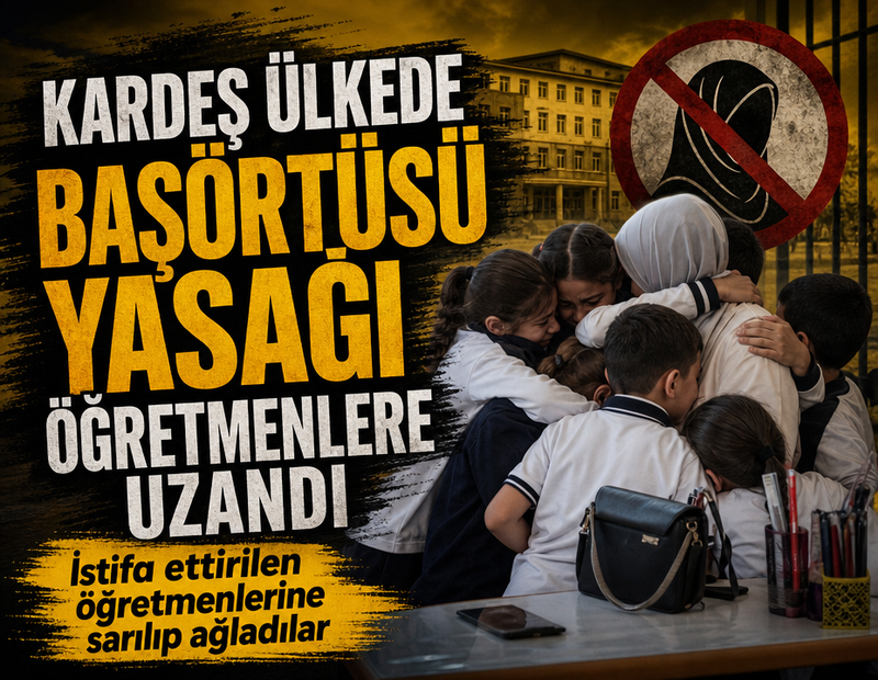 Kardeş ülkede başörtüsü yasağı öğretmenlere uzandı