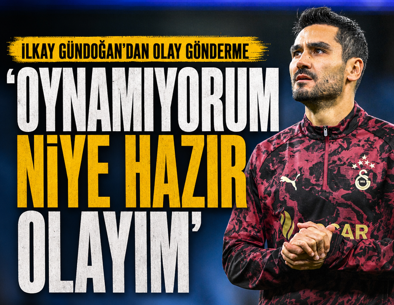 İlkay Gündoğan'dan olay cevap! 'Oynamıyorum, niye hazır olayım'