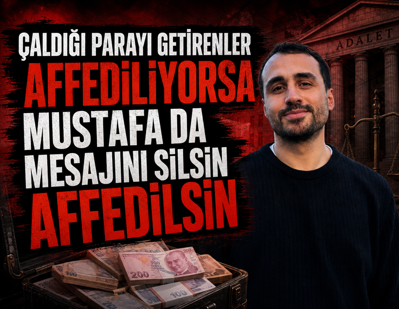 Çaldığını verene af varsa yazan da silsin, affolsun