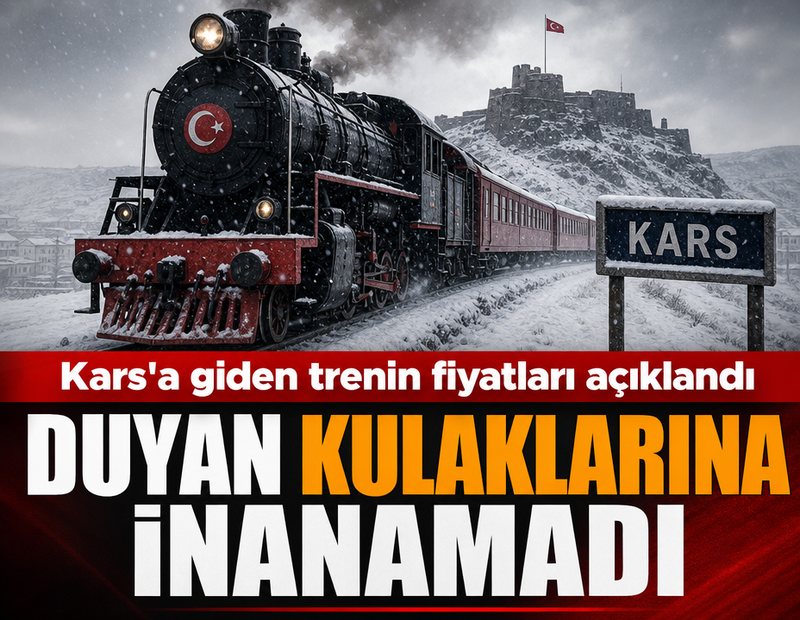 Kars'a giden trenin fiyatları açıklandı: Duyan kulaklarına inanamadı