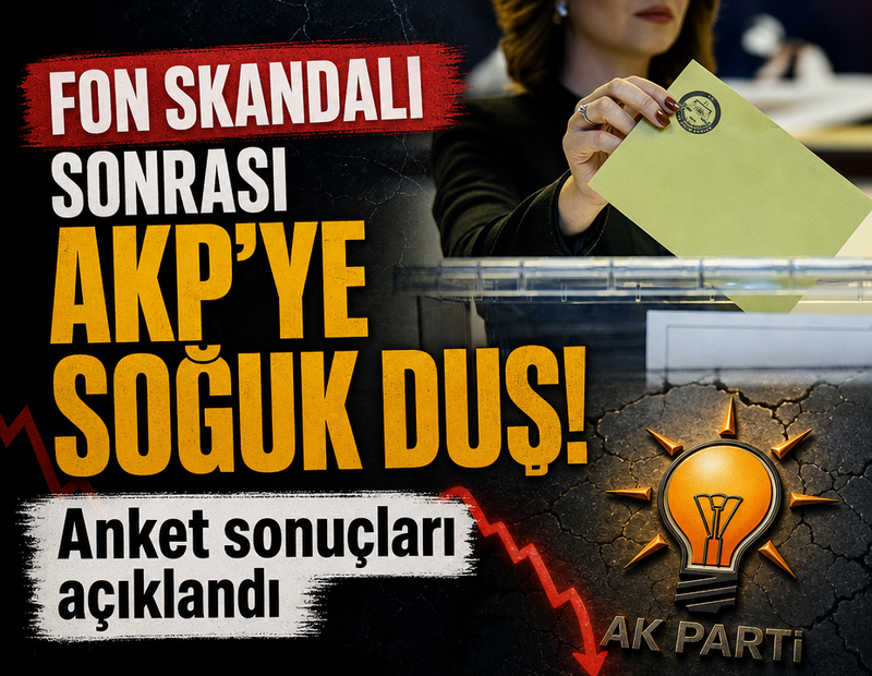 Anket sonuçları açıklandı: Fon skandalı sonrası AKP'ye soğuk duş!