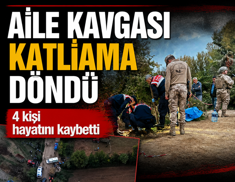 Kastamonu'da köyde silahlı katliam: 4 ölü