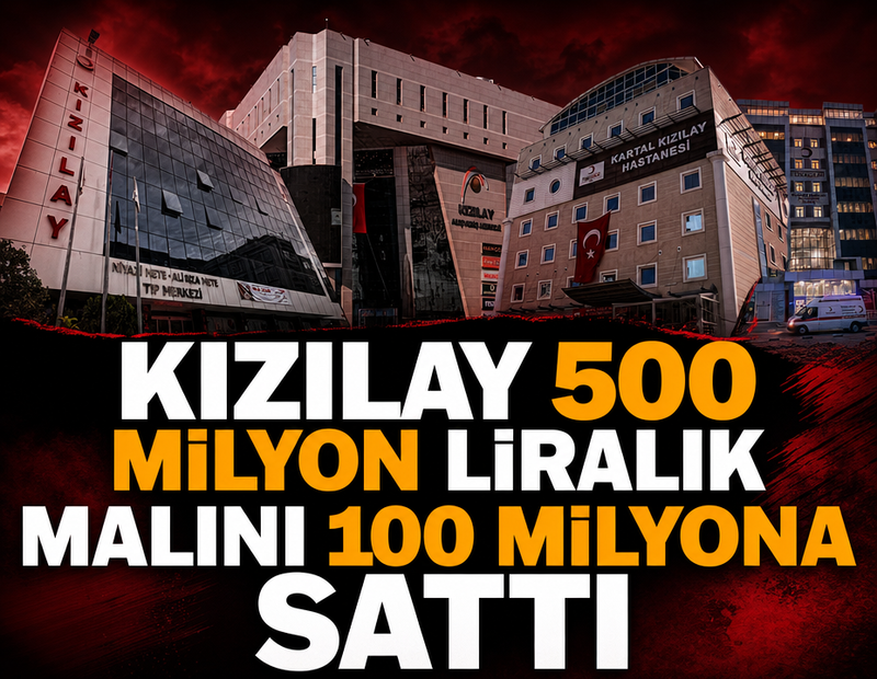 Kızılay 500 milyon liralık malını 100 milyona sattı