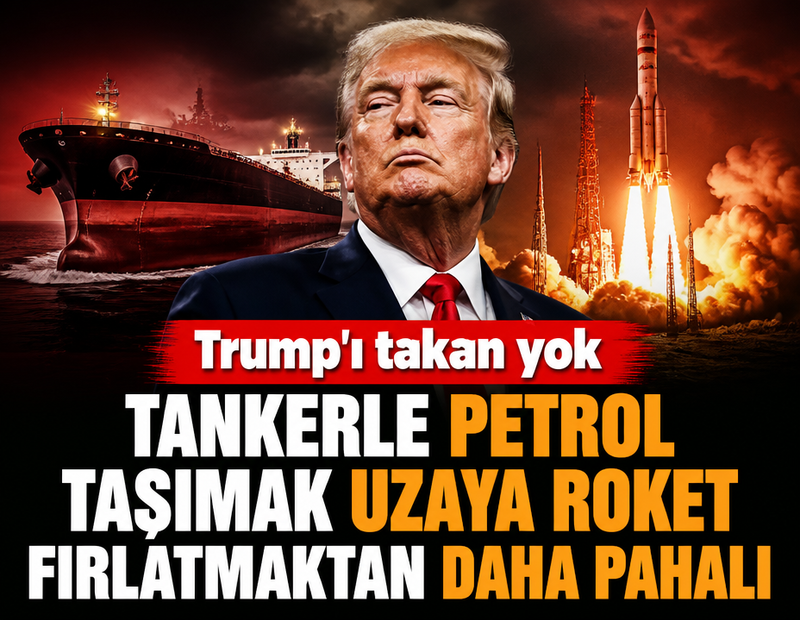 Trump'ı takan yok: Tankerle petrol taşımak uzaya roket fırlatmaktan daha pahalı