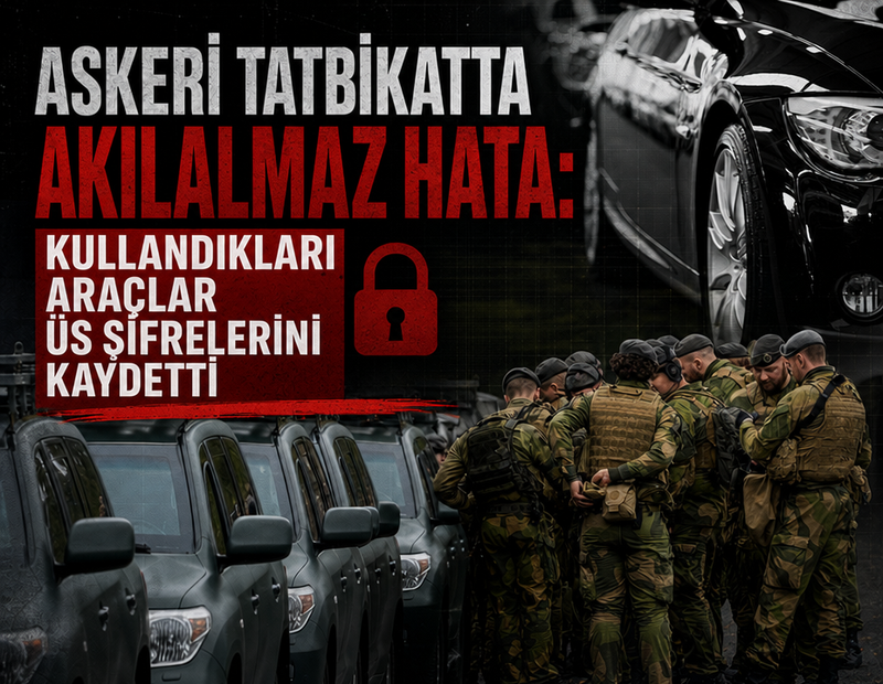 Askeri tatbikatta akıl almaz hata: Kullandıkları araçlar gizli bilgileri kaydetti
