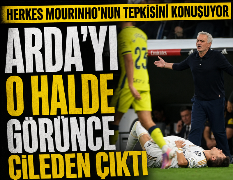 Arda'yı o halde görünce Mourinho çileden çıktı!